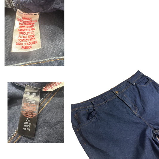 Women’s Dark Blue Classic Denim Jeans 👖💙