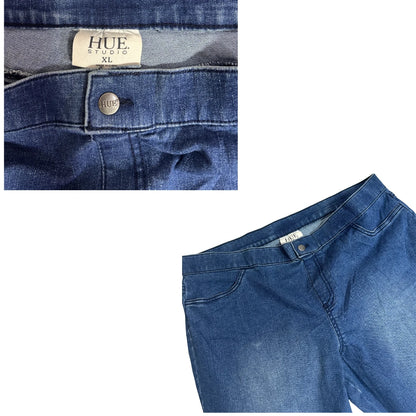 HUE Studio Women’s Blue Stretch Denim Jeans 👖💙