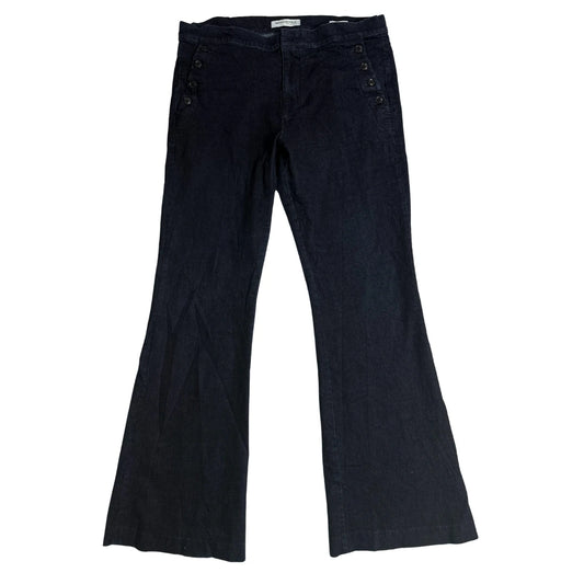 Banana Republic Black Premium Denim Flared Jeans 🖤✨