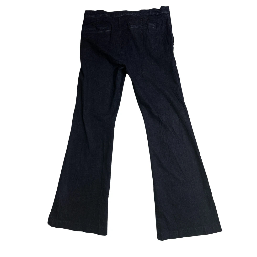 Banana Republic Black Premium Denim Flared Jeans 🖤✨