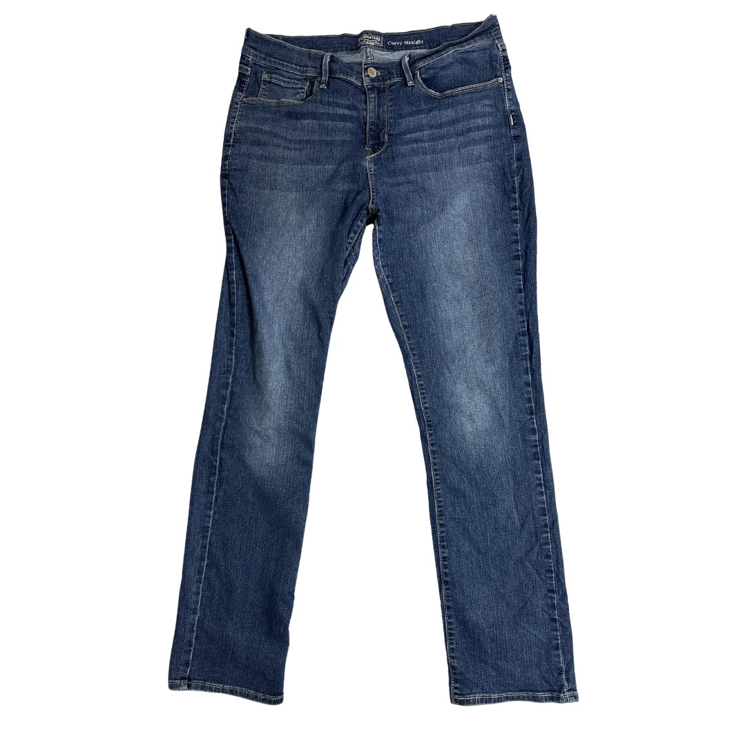 Signature Curvy Straight Blue Denim Jeans 👖✨