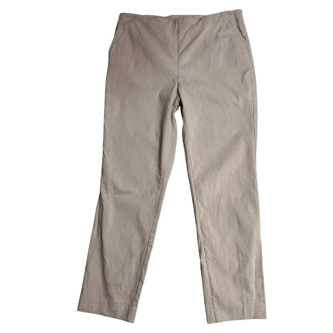 Carolina Belle Beige Slim Fit Trousers