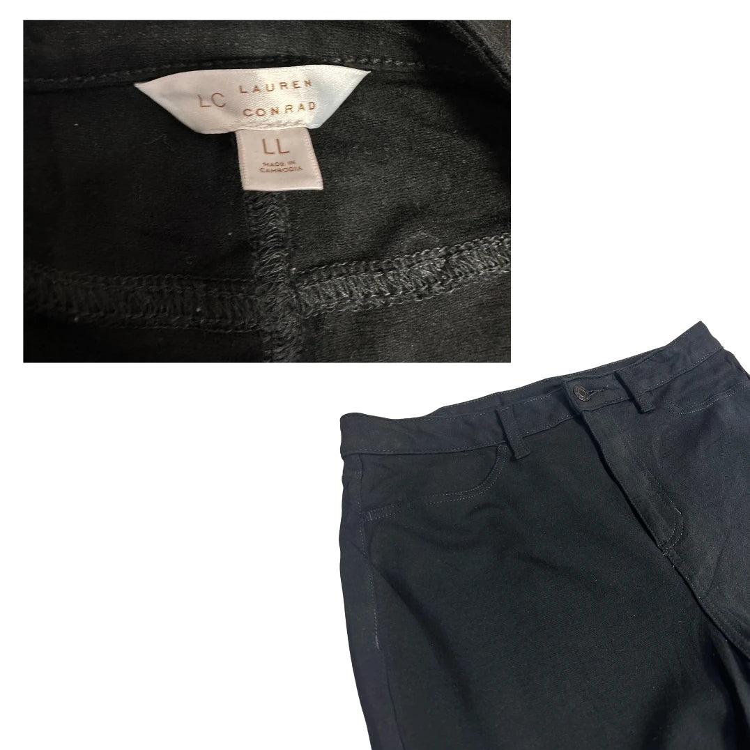 LC Lauren Conrad Black Slim Fit Pants