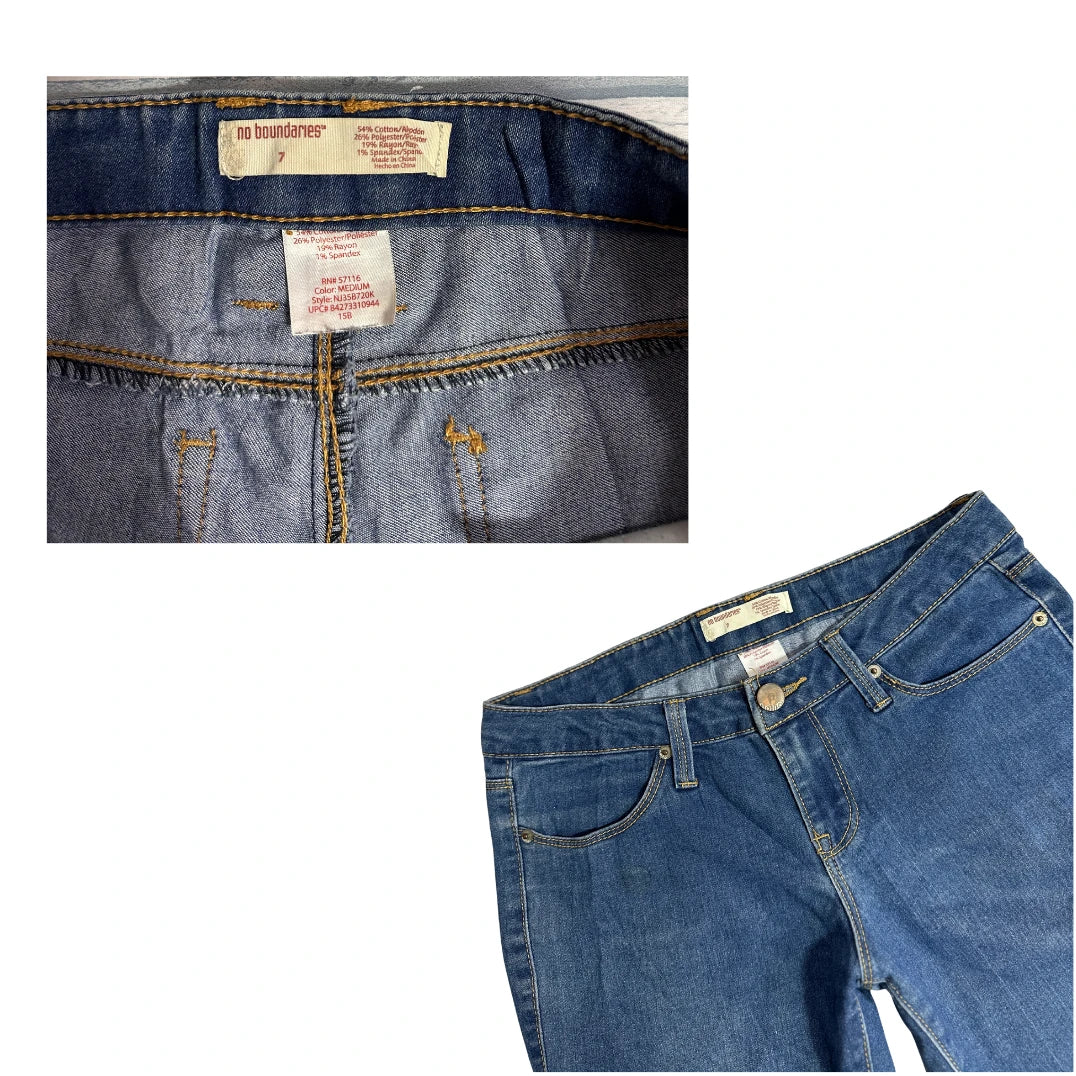 No Boundaries Blue Slim Fit Denim Jeans for Women 💙