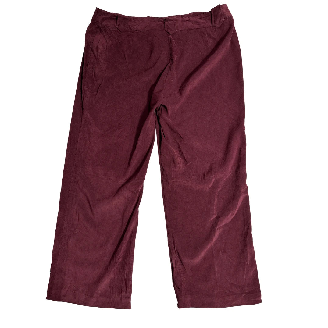 Norton McNaughton Maroon Stretch Formal Pants for Women 🍷