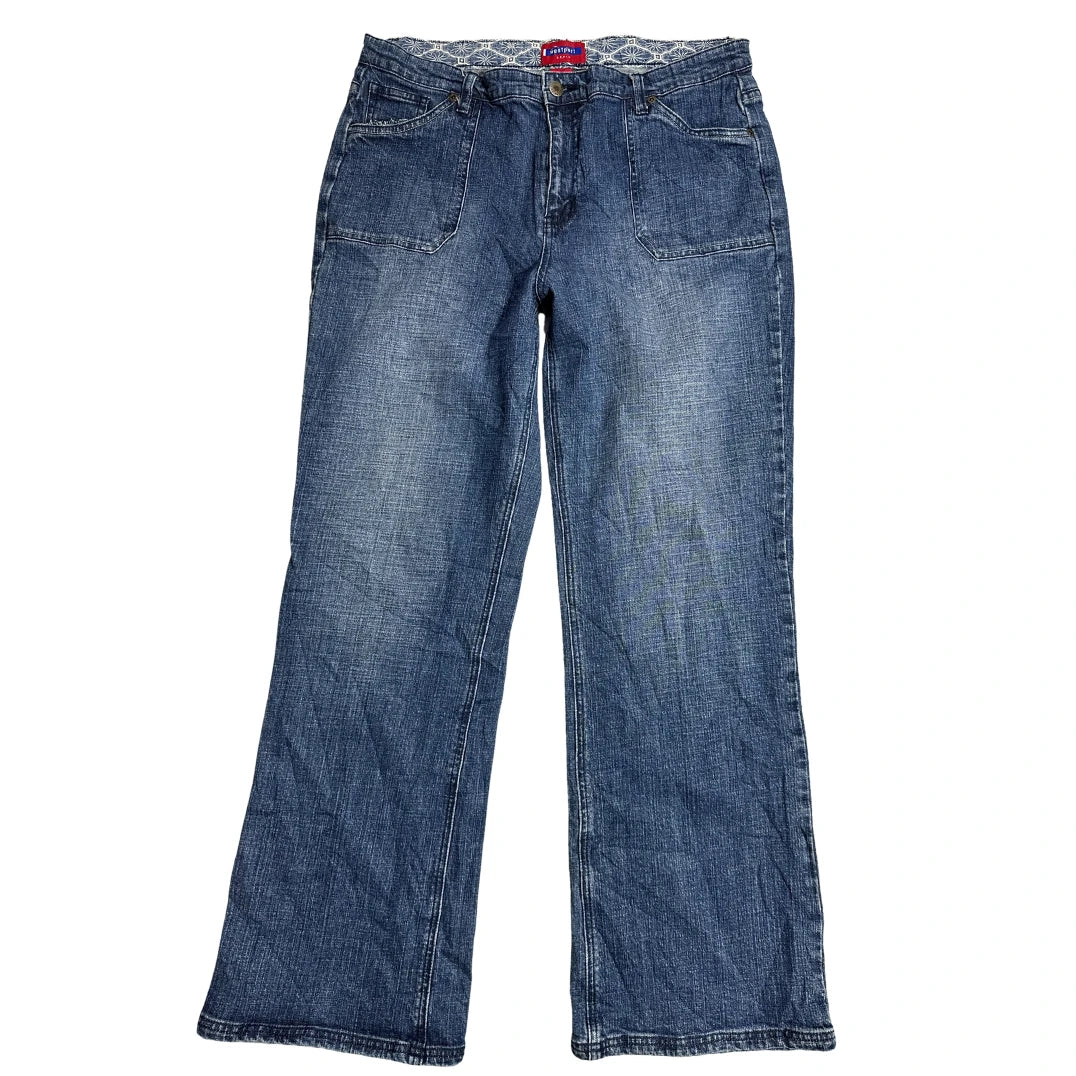 Westport Blue Stretch Bootcut Denim Jeans