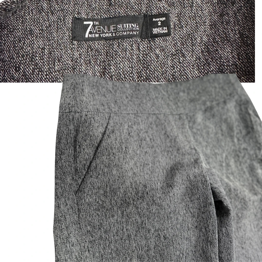 7th Avenue Suiting New York & Company Women’s Grey Dress Pants