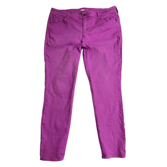 Old Navy Rockstar Super Skinny Purple Jeans