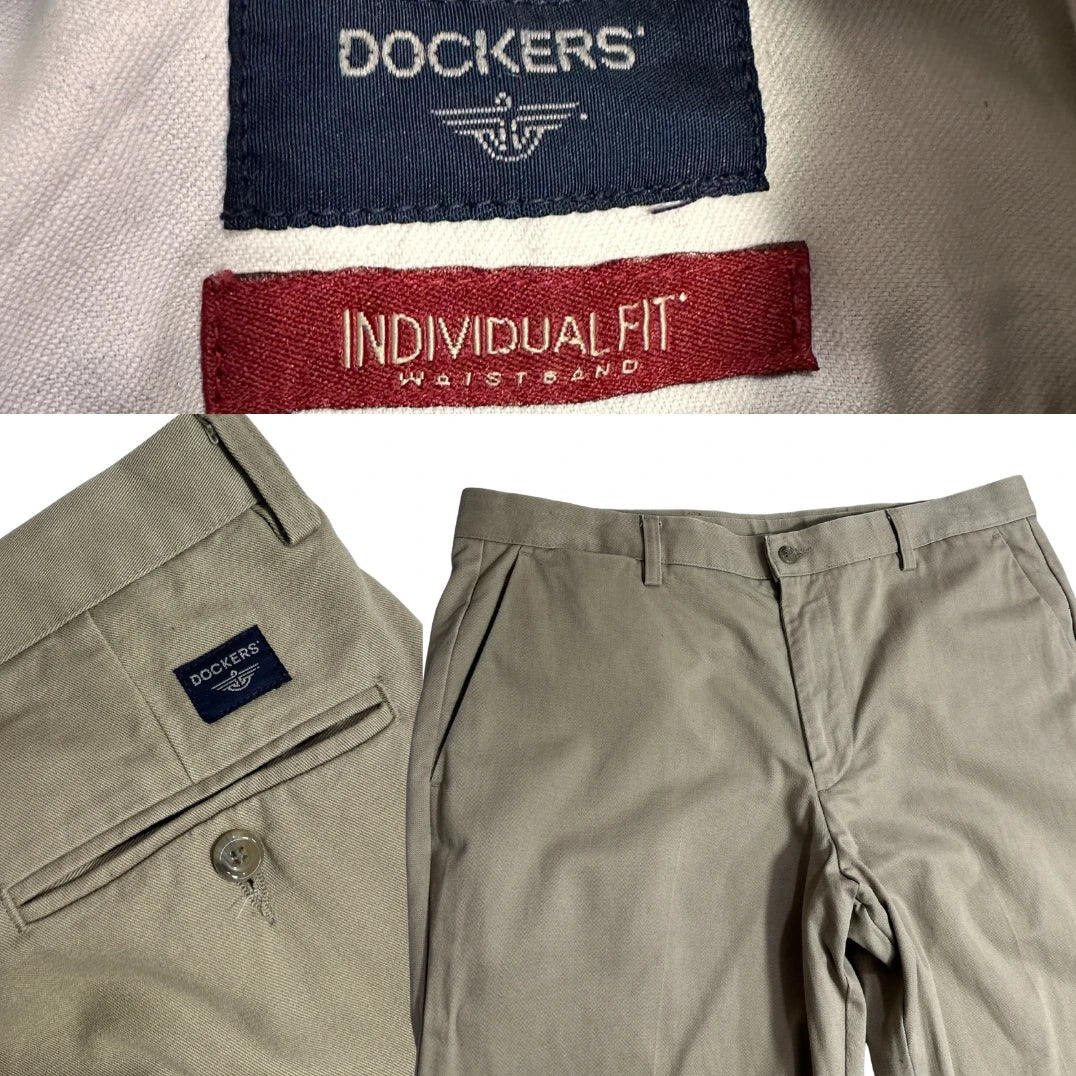 Dockers Individual Fit Khaki Pants