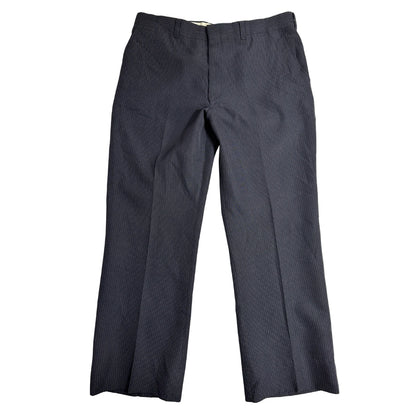 Classic Black Pinstripe Formal Pants