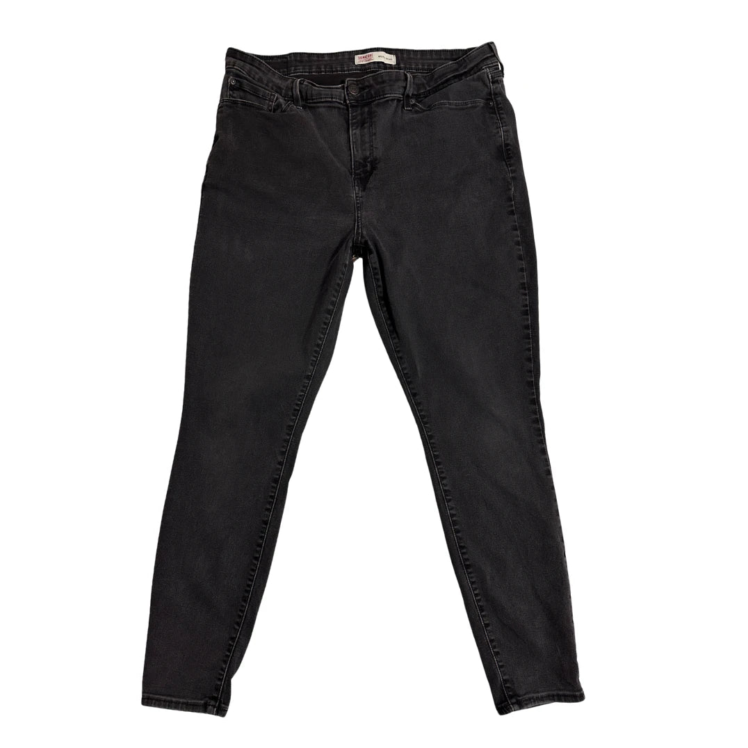 Levi’s Signature Mid Rise Skinny Black Jeans