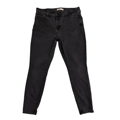 Levi’s Signature Mid Rise Skinny Black Jeans