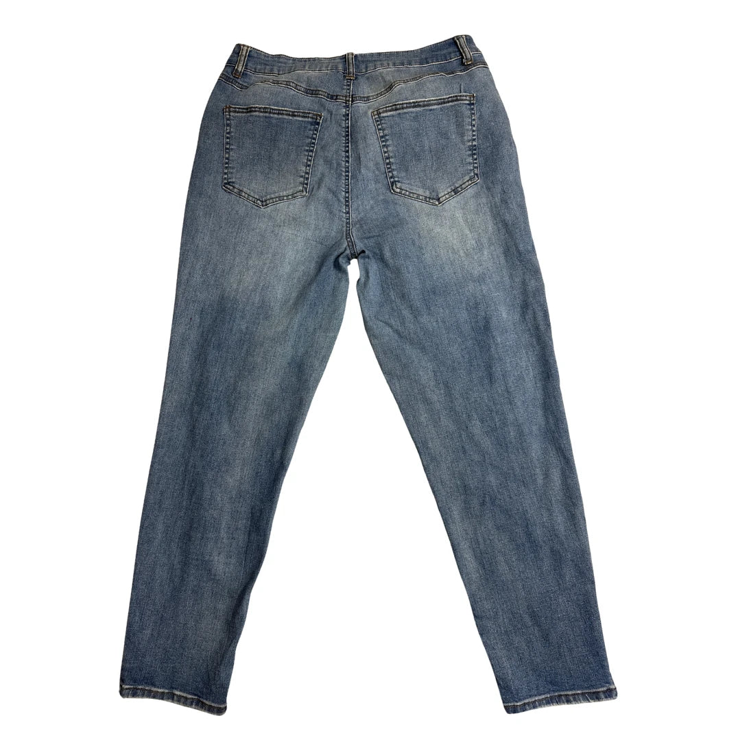vanilla star Distressed Skinny Blue Jeans