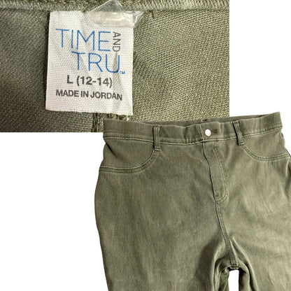 Time and Tru Olive Skinny Fit Pants