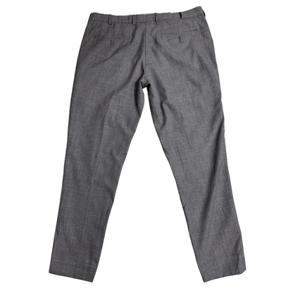 Men’s Classic Grey Formal Trousers Office Wea