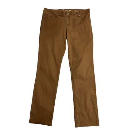 SONOMA Life Style Mid Rise Brown Stretch Pants 🤎