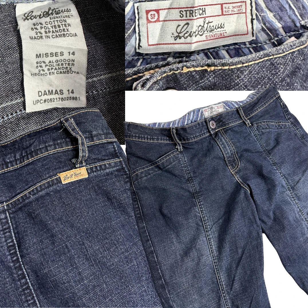 Levi Strauss Signature Stretch Bootcut Denim Jeans