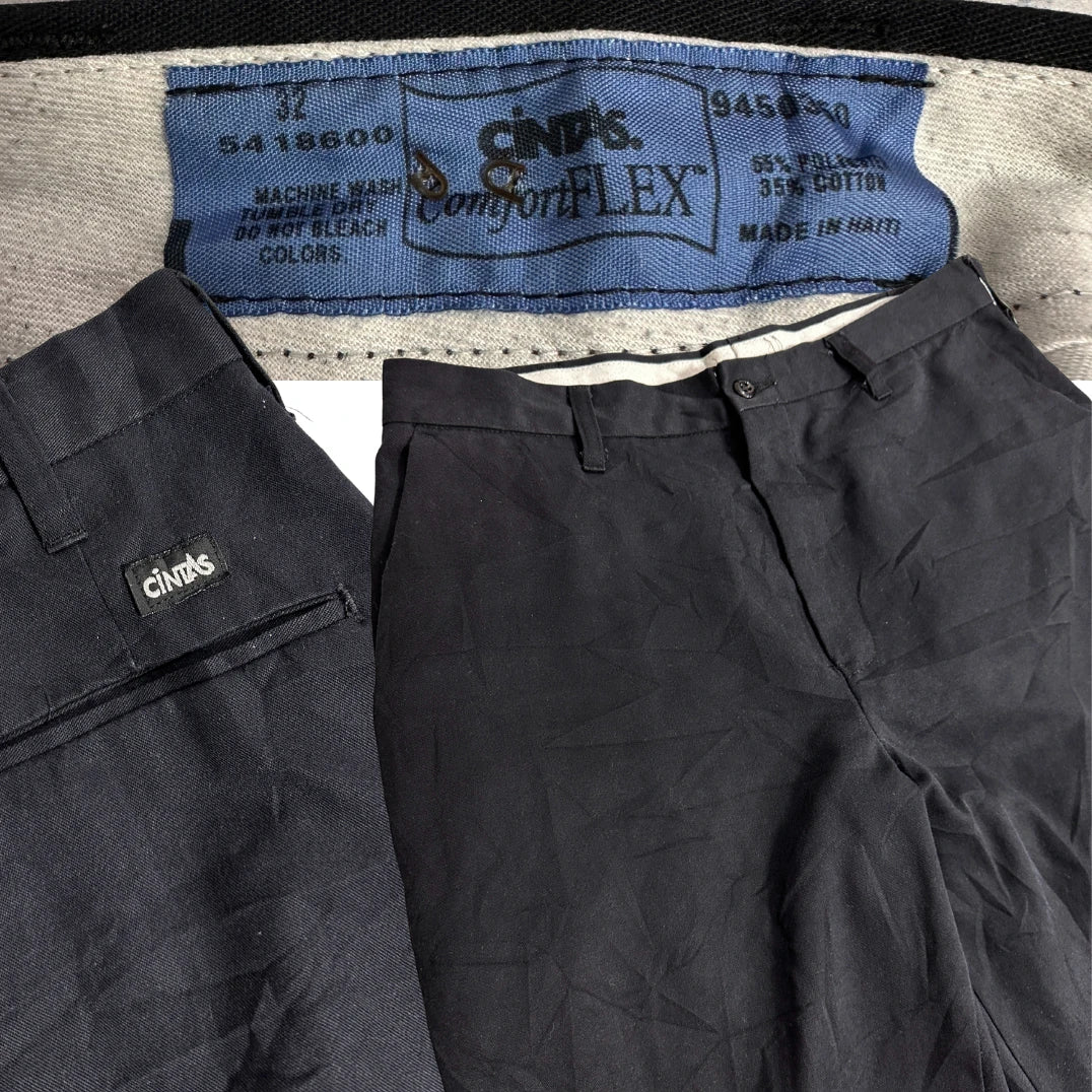 CINTAS Comfort Flex Black Straight Fit Pants