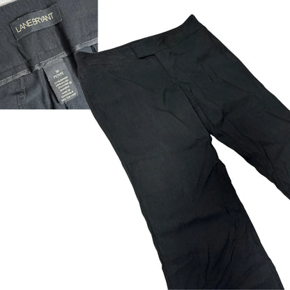Lane Bryant Black Straight-Fit Pants Women