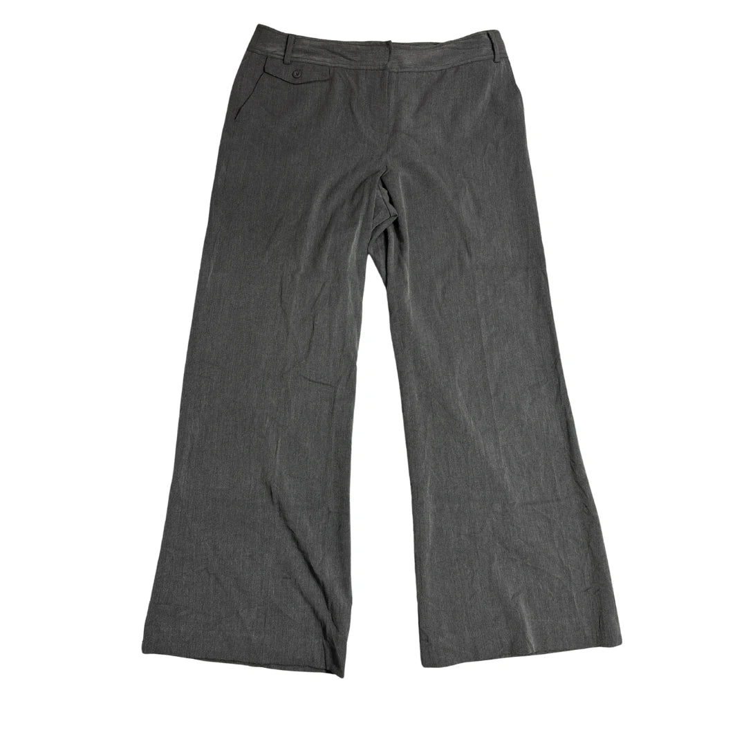 Apt 9 Stretch Grey Straight Pants Women