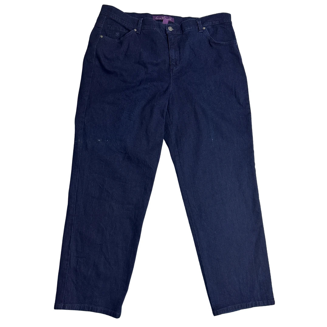 Gloria Vanderbilt Amanda Dark Blue Jeans Women