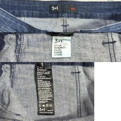 3x1 NYC Blue Straight Fit Jeans