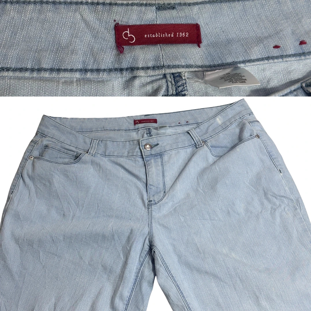 Women’s Light Wash Straight Fit Denim Jeans 👖💙