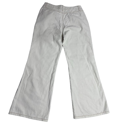 CIDER Women’s Off-White Bootcut Denim Jeans 🤍👖
