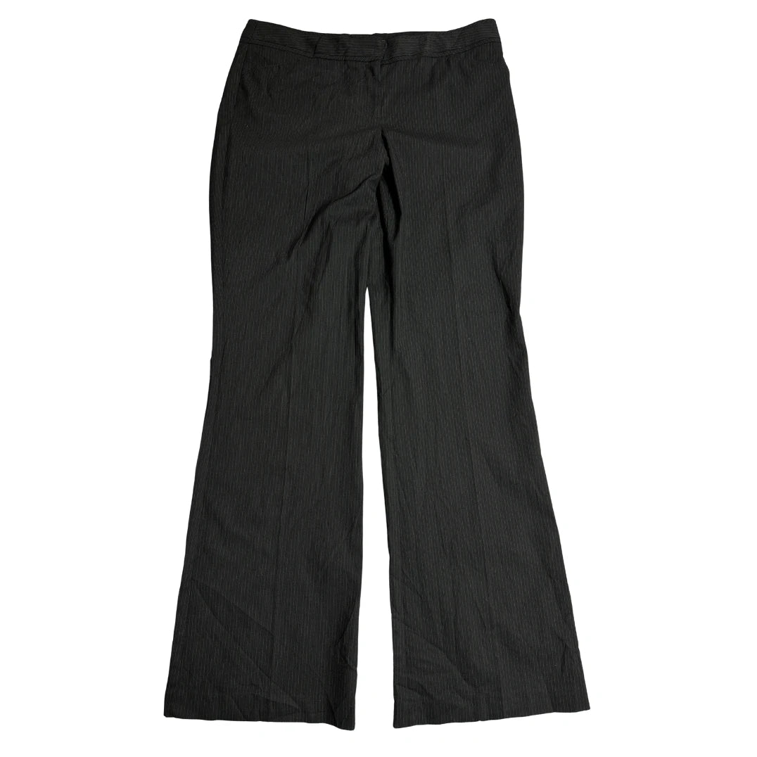Express Editor Black Pinstripe Tailored Trousers 👖✨