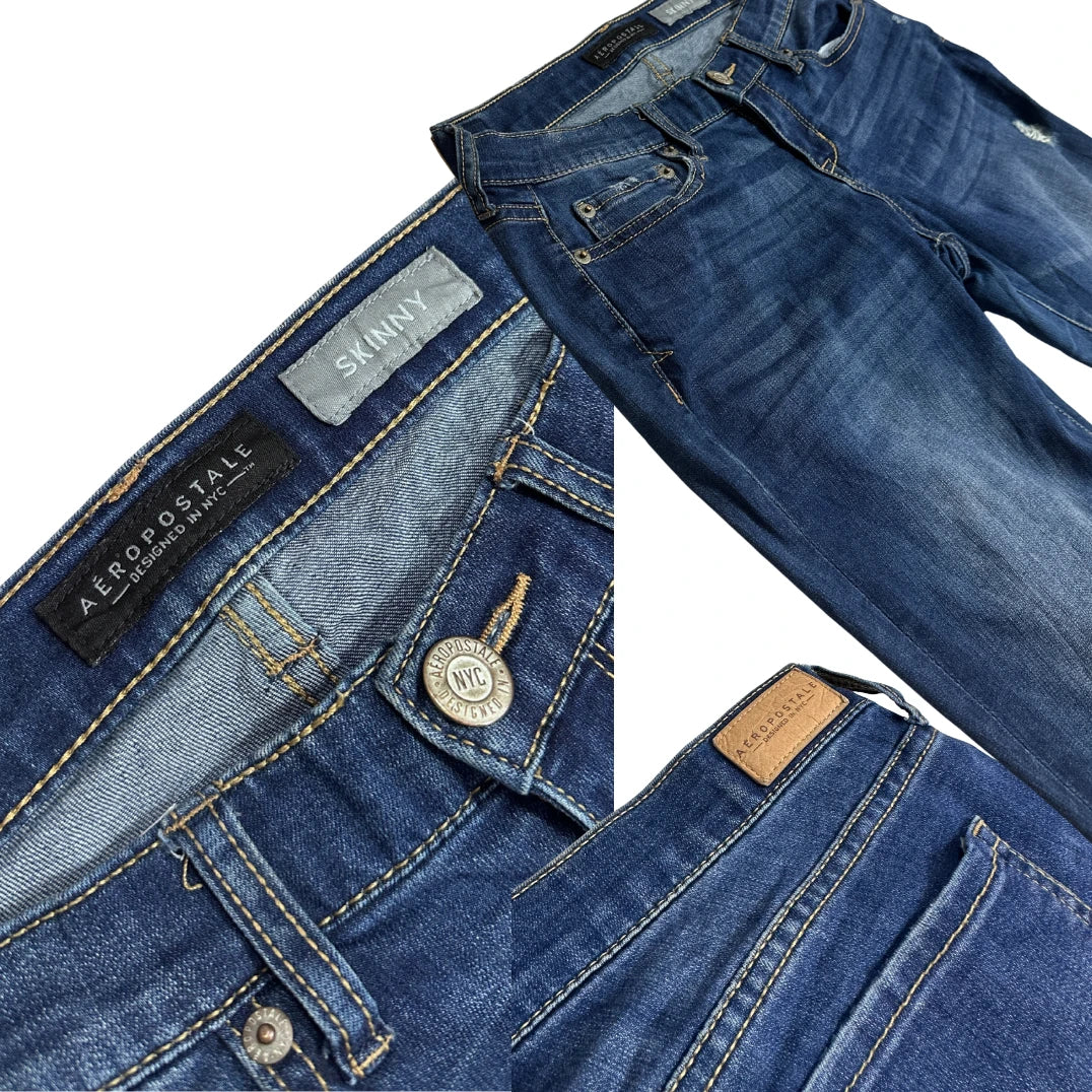 Aeropostale Skinny Fit Blue Denim Jeans 👖💙
