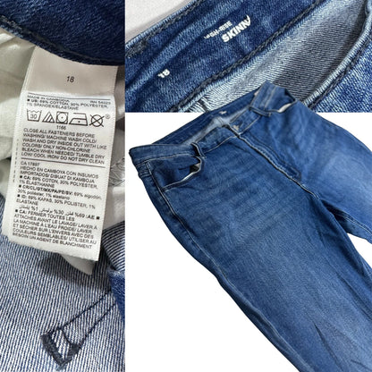 High Rise Skinny Blue Denim Jeans 👖💙