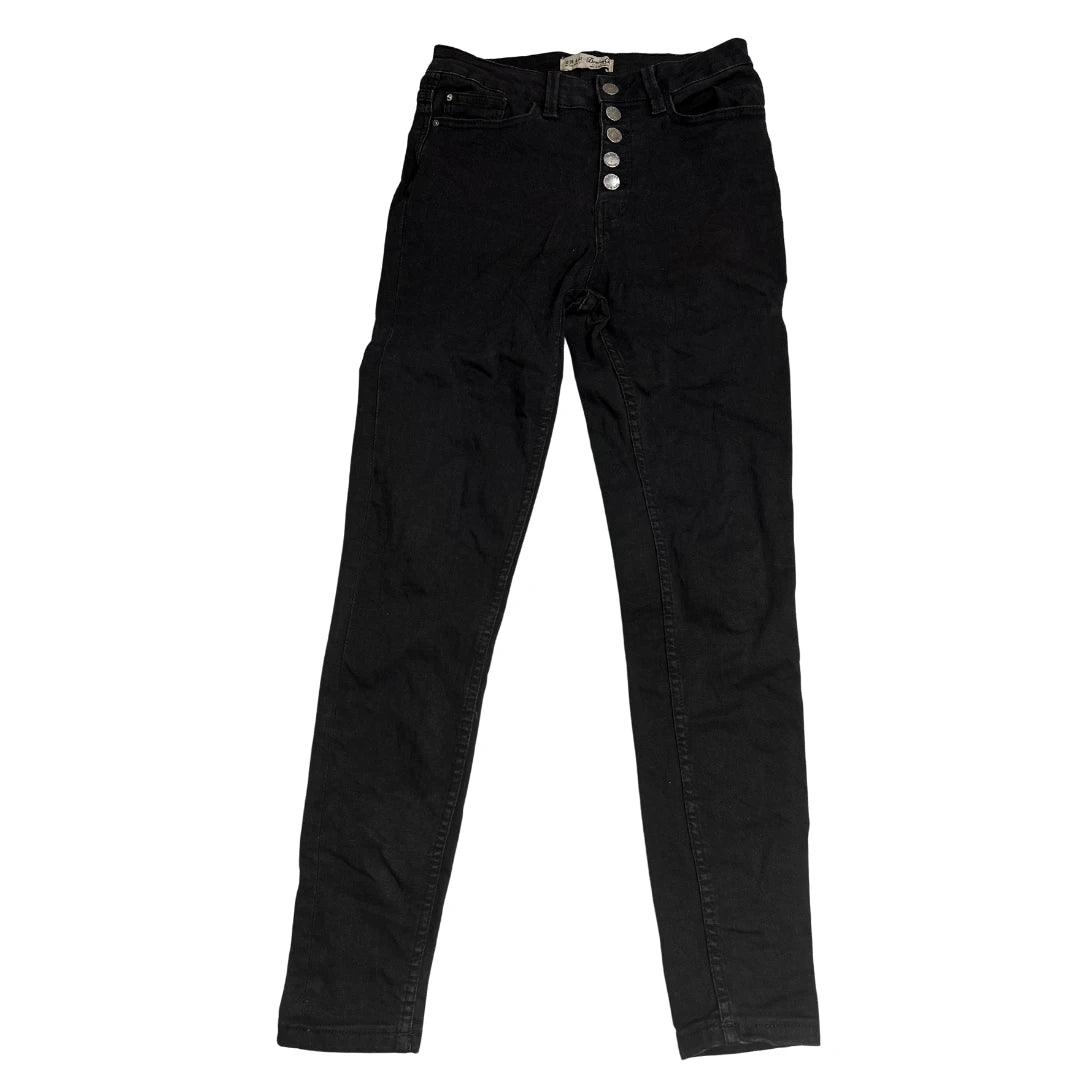 Denim Co Black High Waist Button Fly Skinny Jeans 👖🖤