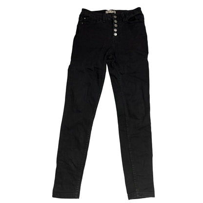 Denim Co Black High Waist Button Fly Skinny Jeans 👖🖤