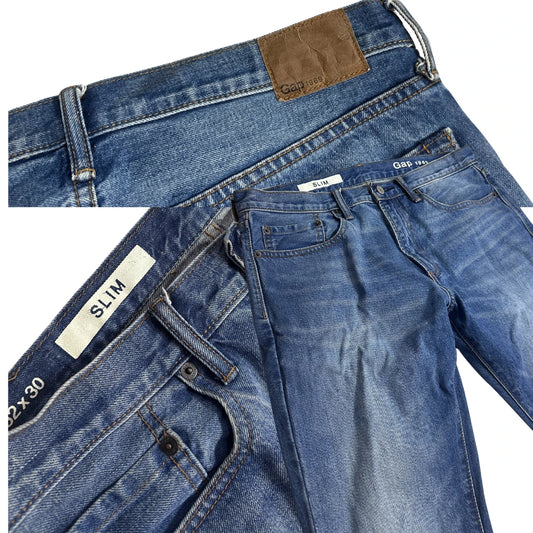 Gap 1969 Slim Fit Blue Denim Jeans 👖✨