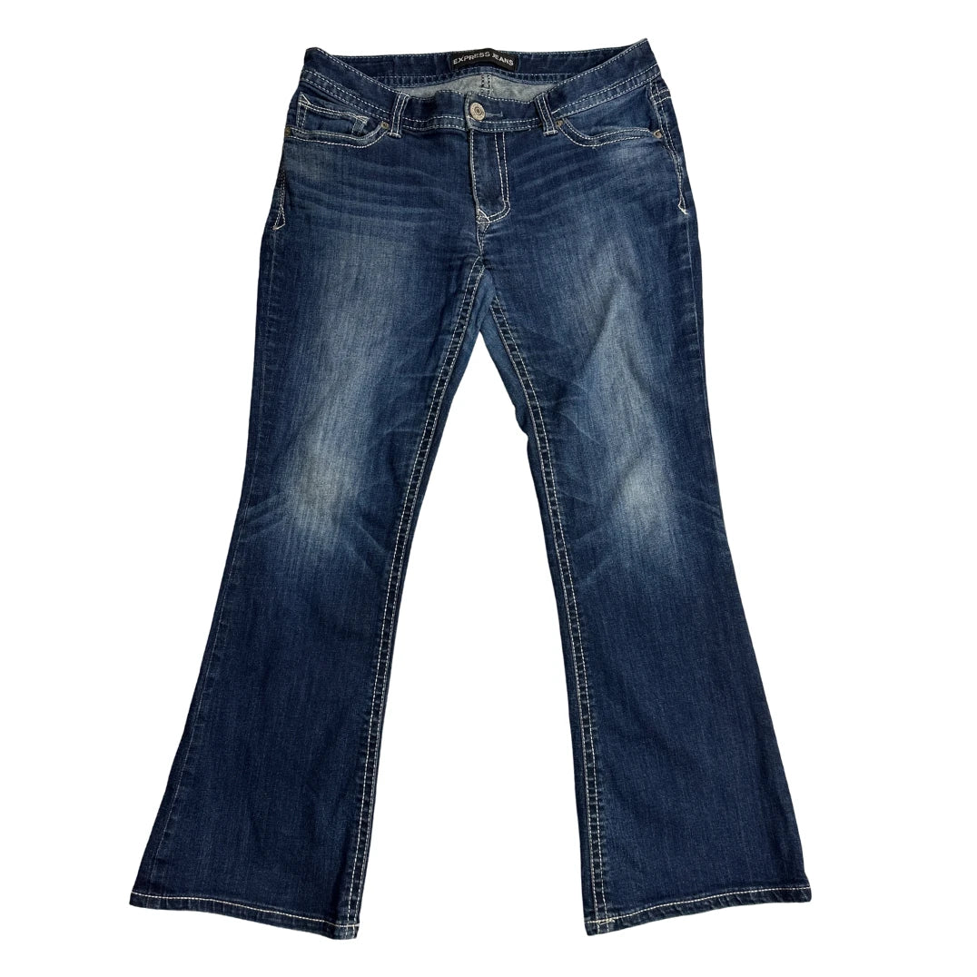 Express Jeans Bootcut Blue Denim 👖