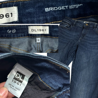 DL1961 Bridget Instasculpt Bootcut Dark Blue Denim 👖