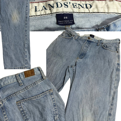 Lands’ End Classic Denim Jeans – Traditional Fit 👖