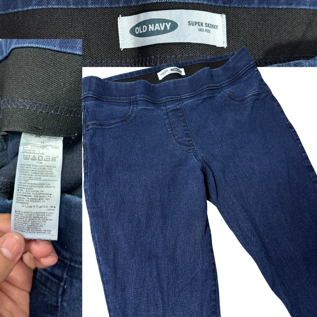 Old Navy Super Skinny Mid-Rise Stretch Denim Jeans 👖💙