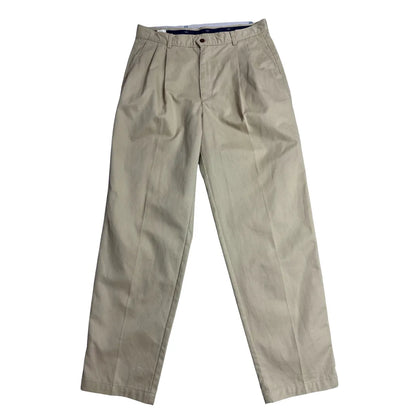 DOCKERS Classic Fit Beige Cotton Trousers