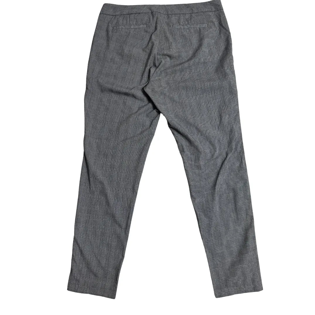 Crosby Grey Checkered Tailored Pants 👖✨