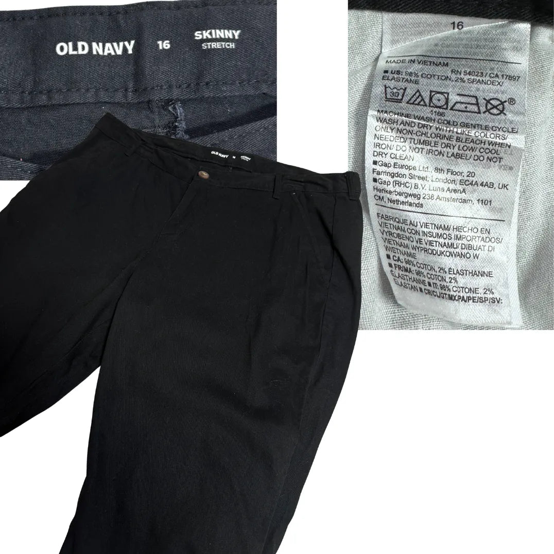 Old Navy Black Skinny Stretch Pants 👖🖤