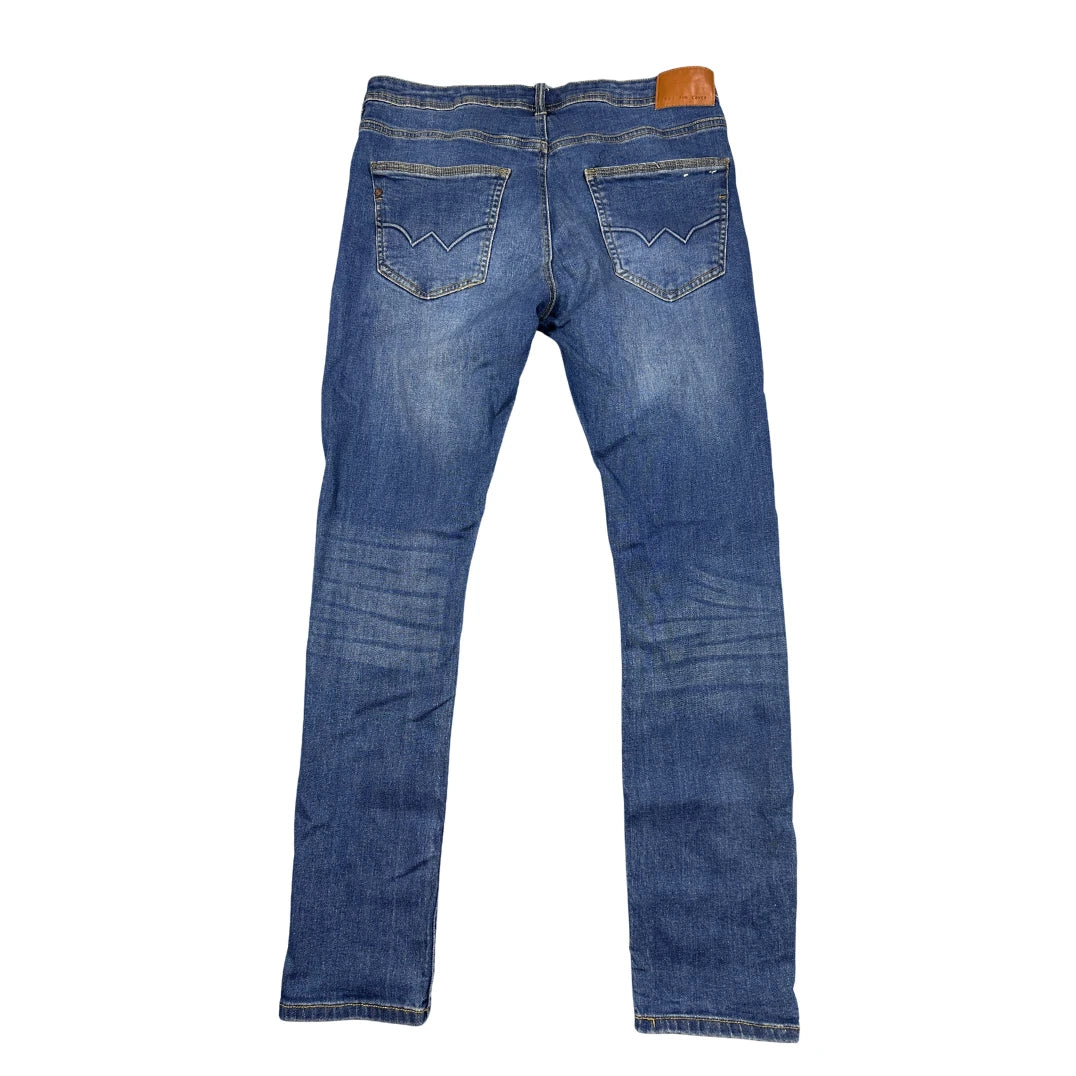 Duck and Cover® Blue Tapered Jeans