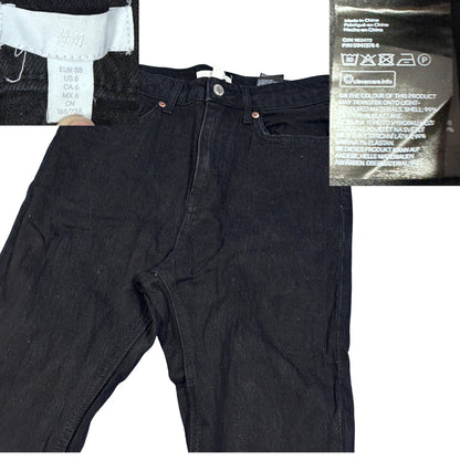 H&M® Black Straight Fit Jeans