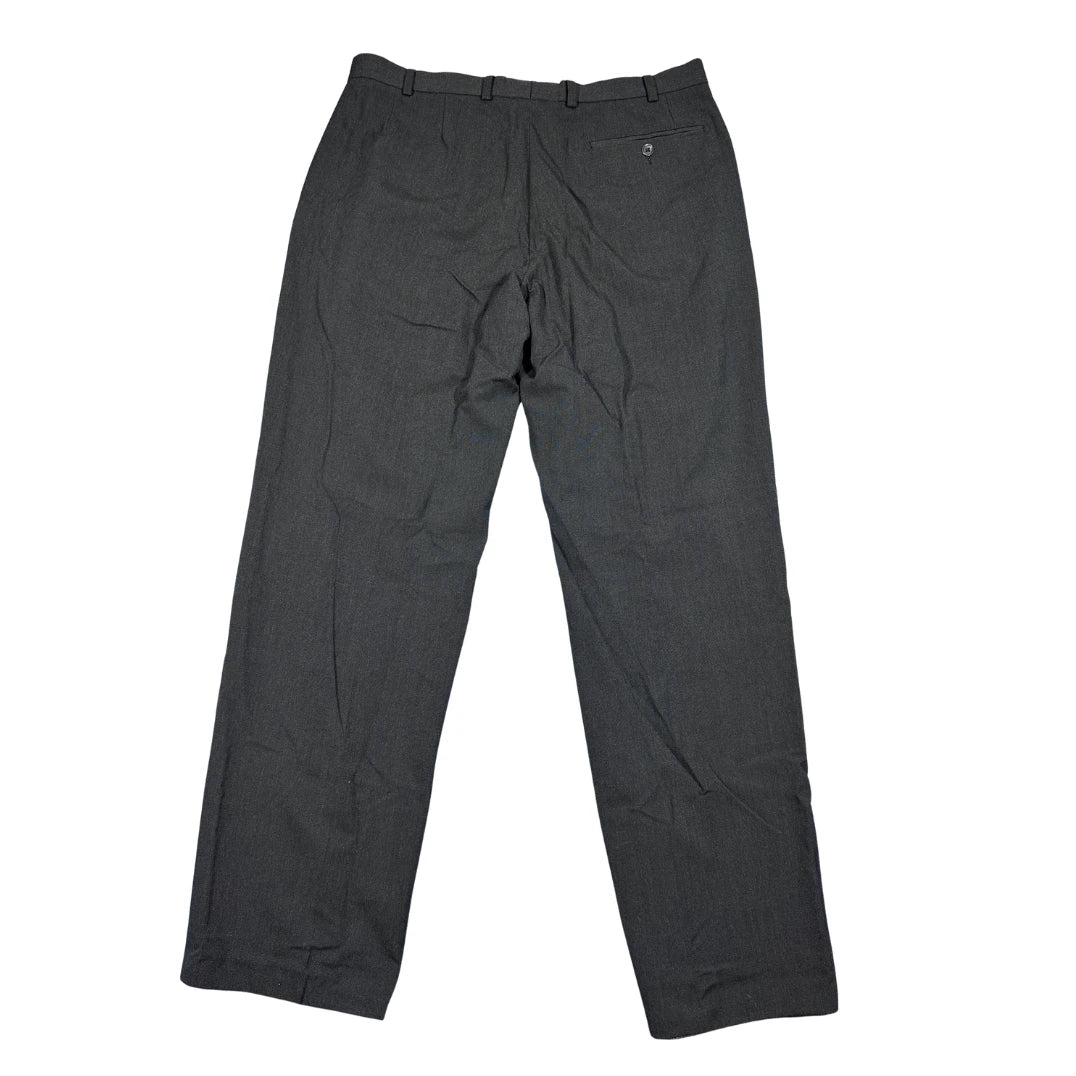 Next® Charcoal Pleated Formal Trousers