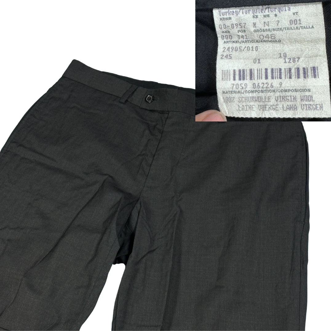 Next® Charcoal Stretch Formal Trousers