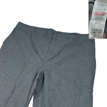 M&S® Grey Formal Trousers