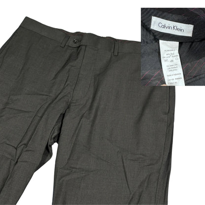 Calvin Klein® Dark Grey Stretch Dress Pants