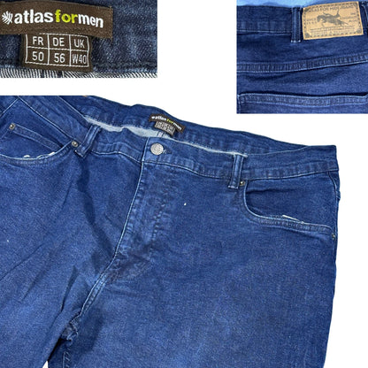 Atlas For Men® Blue Straight Fit Jeans
