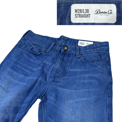 Denim Co.® Blue Straight Fit Jeans