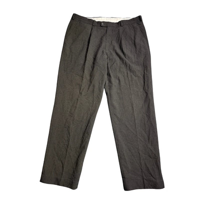 C&A® Charcoal Grey Pleated Dress Pants